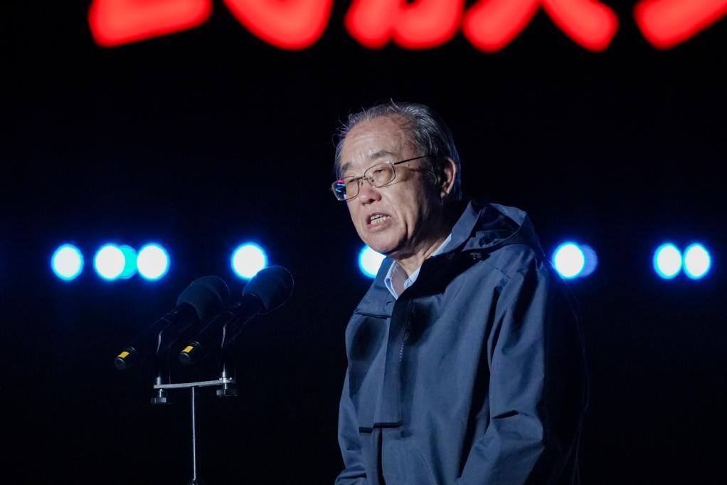 田青在活動現(xiàn)場。