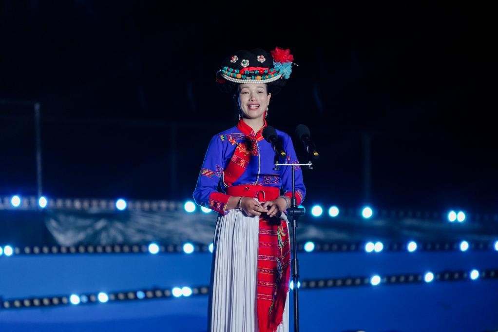 喇建莉在活動現(xiàn)場。