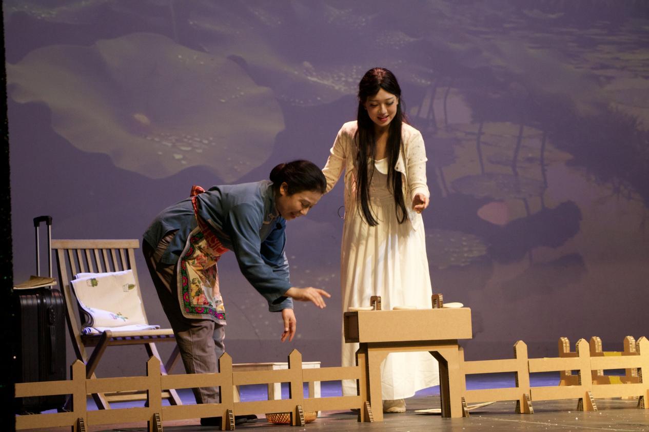 音樂劇《楚歌·回聲》演出現(xiàn)場(chǎng)。內(nèi)羅畢大學(xué)孔子學(xué)院供圖