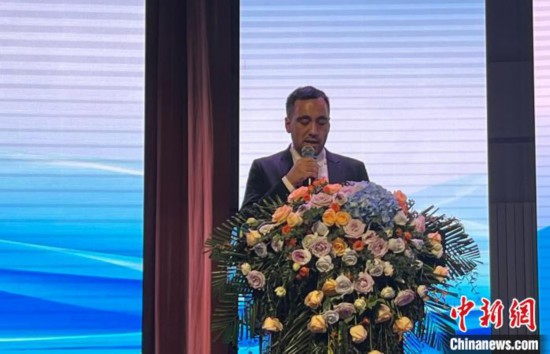 若賀曼參加中國(寧夏)—中亞青年友誼營開幕式。徐英凡 攝