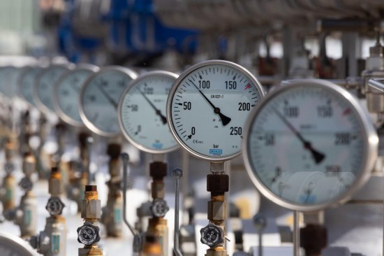 這是2022年5月20日在匈牙利饒瑙拍攝的匈牙利最大天然氣存儲(chǔ)設(shè)施。新華社發(fā)（弗爾季·奧蒂洛攝）