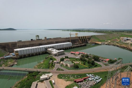 這是2024年6月4日在尼日利亞尼日爾州拍攝的卡因吉水電站。新華社發(fā)（中國電建華東院公司供圖）