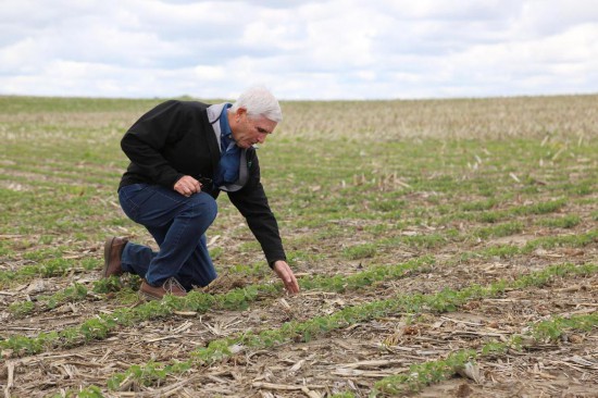 在特朗普政府一系列關(guān)稅政策影響下，美國艾奧瓦州農(nóng)戶的生產(chǎn)經(jīng)營正面臨較大不確定性。（圖片來源：新華社）