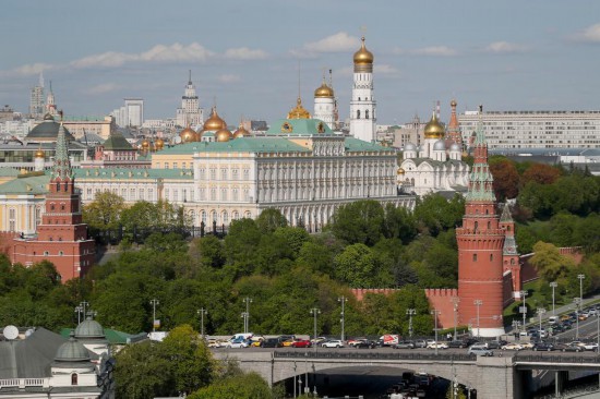 　　這是4月24日在俄羅斯莫斯科拍攝的克里姆林宮。新華社發(fā)（亞歷山大攝）